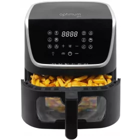    Cvrtnik brez maščobe Optimum Pro FX-6001 1800 W 6,5 l črn