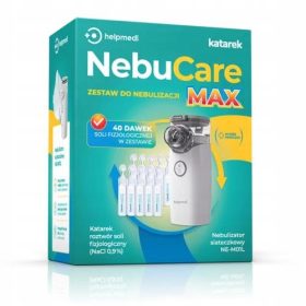   Nebulizator za dojenčke in otroke HelpMedi NebuCare MAX, siv