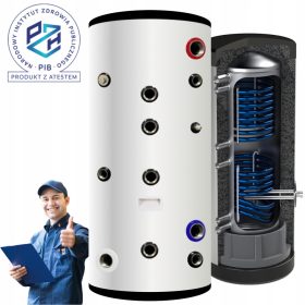   Optimized Name:  400l hranilnik tople vode, NERJAVEČI INOX bojler, vmesni hranilnik, dve tuljavi za učinkovito shranjevanje tople vode

Optimized Description: Zasobnik CWU bojler NIERJAVEČI zbiornik c