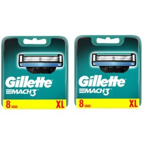   Gillette Mach3 Nadomestna rezila za moške britvice, 16 kosov