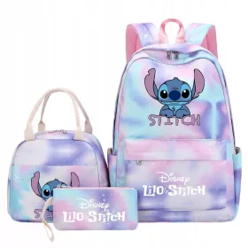 PLEČNIK ZA ŠOLSKO OPREMO STITCH 3 KOSILO
