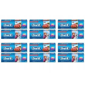   Oral-B Kids Zobna Pasta za Otroke 12x75 ml Ledeno kraljestvo in Avtomobili