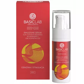 BASICLAB retinol, 4% vitamin C, CBD, koencim Q10