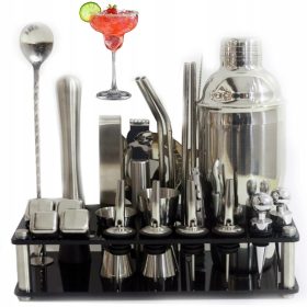  ZESTAW ZA MEŠANJE PIJAČ BARTMAN 25 kosov 750 ml + akrilni nosilec