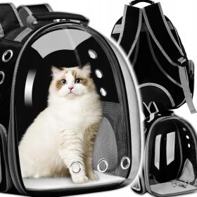   Cameleon deluxe nahrbtnik za prevoz hišnih ljubljenčkov 40 cm x 30 cm x 28 cm črn