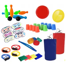    Gimnastični športni animacijski set za šolo, vrtec, 14 elementov
