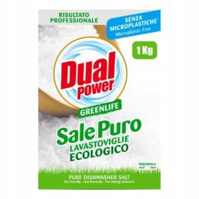   Ekološka sol za pomivalni stroj DUAL POWER ECO GREENLIFE, 1kg