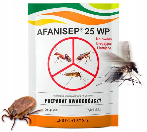 AFANISEP 25 WP - Učinkovit Prašek za Nadzor Nad Insekti v Vašem Domu in Vrtu