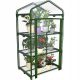Mini rastlinjak za balkon 125x69x49 cm s tremi policami