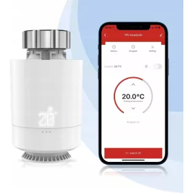   Etersky pametna glava za termostat radiatorja z Wi-Fi, aplikacijo Smart Life, Alexa, Google Assistant, energijsko učinkovitostjo in LCD zaslonom