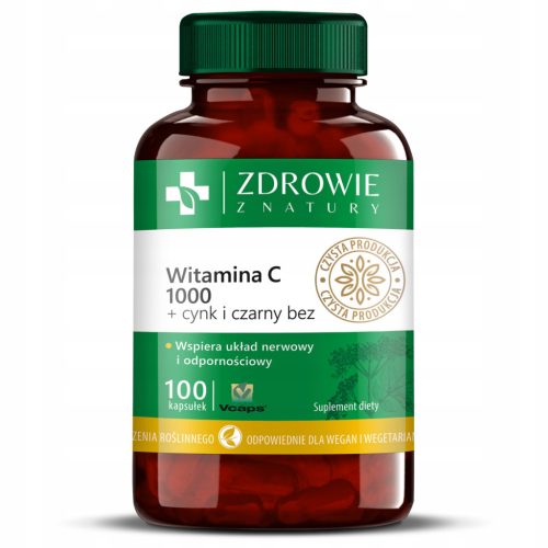 Dopolnilo Colfarm Vitamin C 1000 + cink + črni bez, 100 kapsul