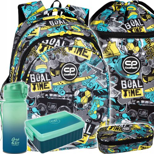 MLADINSKI ŠOLSKI NAHRBTNIK COOLPACK FOOTBALL + 4 ostali izdelki