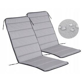 Vodoodporne vrtna blazina za stole 50x50x80 cm siva