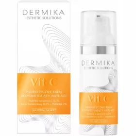   Dermika Esthetic Solutions Prebiotična krema z vitaminom C za posvetlitev in proti staranju 50 ml