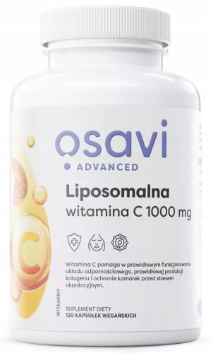 Liposomalni Vitamin C 1000 mg – 120 Veganskih Kapsul za Boljšo Absorpcijo