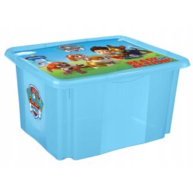   katla za igrače Paw Patrol 45L s pokrovom 55x30x40 cm modri odtenki