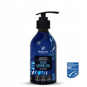 HolistaPets Mačji in Pasji Tran Ribežev Olje 100ml