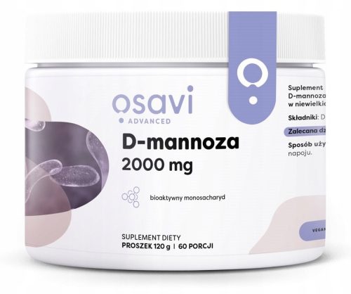 D-Mannoza v prahu 2000mg - 120g za zdravje sečil