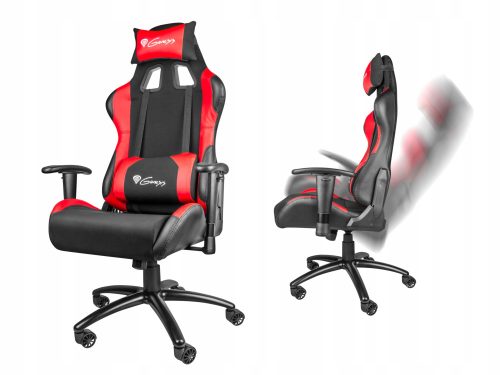  Gaming stol Genesis Nitro 550 črno rdeče eko usnje