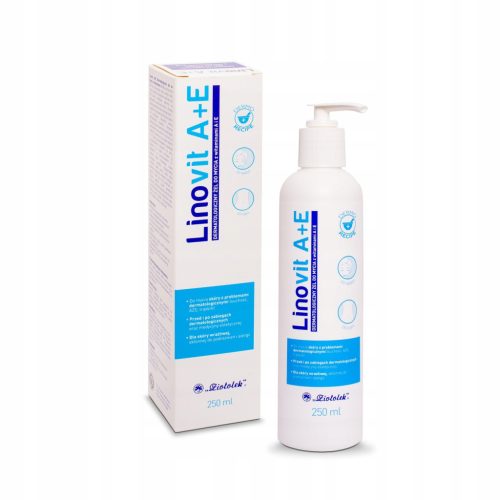 Dermatološki gel za umivanje Linovit A+E z vitamini in pantenolom