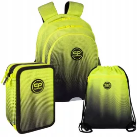   CoolPack Večnamenski šolski komplet Jerry Bag z opremo Gradient Lemon