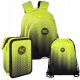 CoolPack Večnamenski šolski komplet Jerry Bag z opremo Gradient Lemon