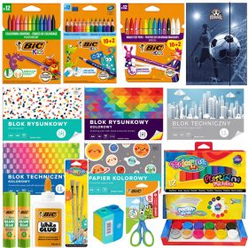 MEGA KREATIVNI KOMPLET ZA DEČKA, BIC, XXL 74 ELEMENTOV