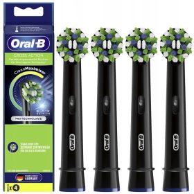    4x GLAVE ELEKTRIČNE ZOBNE ŠČETKE ORAL-B CROSS ACTION EB50 ČRNE