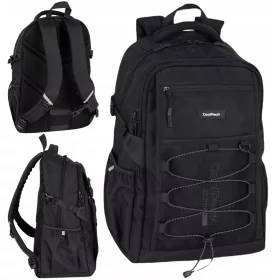 olski nahrbtnik CoolPack z več predelki, črn