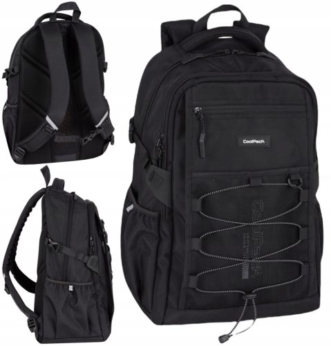 olski nahrbtnik CoolPack z več predelki, črn