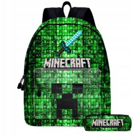   PLEČNIK MINECRAFT ZA ŠOLARJE S SVINČNIKOM - RAZLIČNI DIZAJNI