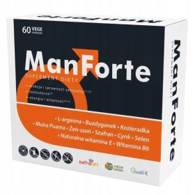ManForte - Prehransko dopolnilo za moške, 60 kapsul