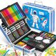 Art set, kovček z astronavtom za otroke, 145 elementov RAGI - MODRA