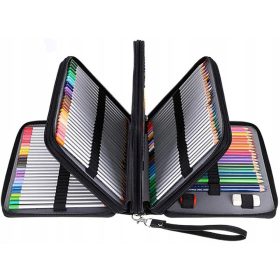 Velika peresnica za šolsko opremo s štirimi predelki