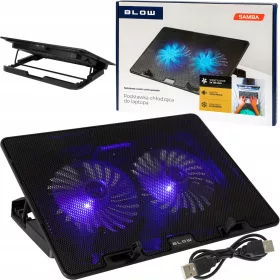 Hladilna podloga za prenosnik Blow 66-364, črna