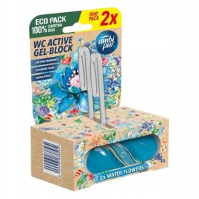 Ambi Pur osvežilec za stranišče Water Flowers, 2x45 g