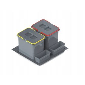 Kos za smeti sortirnik za predale PRAKTIKO 60 cm 2x20l