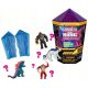 Godzila x KONG Zemeljski kristal s figurico presenečenja pošasti 5 cm 3 kosi