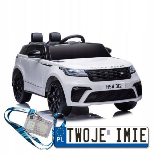 Avto na akumulator Range Rover Biały