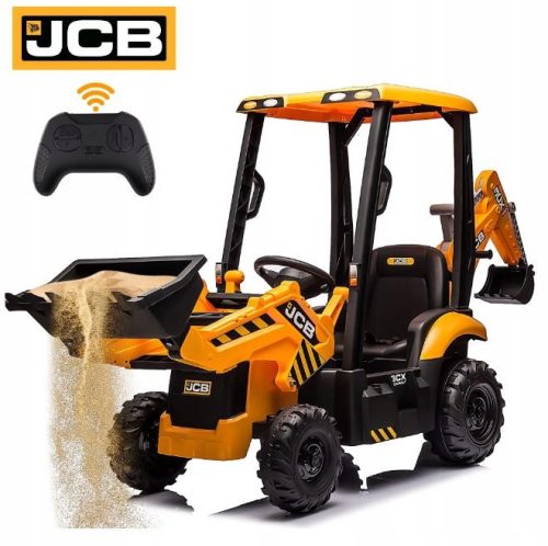 Bager JCB otroški polnilec 4v1 12V 10Ah 90 WAT