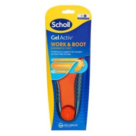   SCHOLL GelActiv Work & boot Gel Vložki za moške čevlje L, 1 par