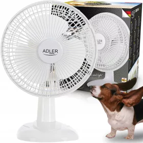   Slovenian Name: Adler TIHI namizni ventilator 30W - Idealno za dom, pisarno in delavnico

SEO-Optimized Description: 
Adler TIHI namizni ventilator je močan 30W ventilator z 2 hitrostmi delovanja, pre
