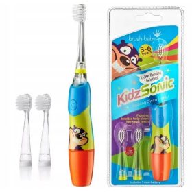 Sončna zobna ščetka za otroke 3+ Brush-Baby Kidzsonic