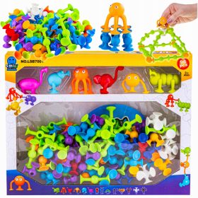    SILIKONSKE KONSTRUKCIJE PRISESKI SET BLOKOV 96 PISANIH FAT BRAIN