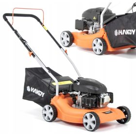    Priročna bencinska kosilnica s košaro, prostornina 80 cm³. košara 40 l 41 cm