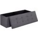 Songmics LSF77K oblazinjena torbica 110x38x38 cm siva