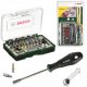 Set orodja Bosch za vijačenje, 28-delni komplet z nastavki in ročnim ključem za zaskočne ključavnice. X-Line Bosch 2607017331