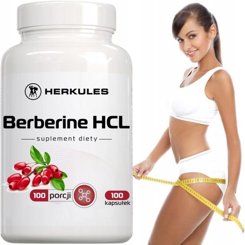 Herkules Berberine HCL 100 kapsul - Naravna podpora za vaše zdravje