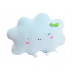   PLIŠASTA MASKOTA, SLADKA MODRA OBLAČNA DEKORATIVNA PODUŠKA, 50 cm