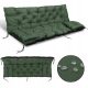 ComfortGarden Waterproof Swing Bench Cushion Green 180x60x50cm + 2 Small Cushions